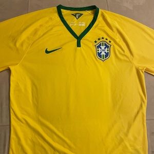 Authentic Nike Brasil CBF 2014 World Cup Soccer Jersey